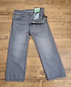 LRGeans Cotton Pants Kids Boys 6 Gray Denim - Picture 1 of 18