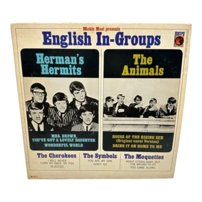 1966 Garage/Beat Rock Compilation LP - "English In-Groups" METRO MONO  - Image 1 of 4