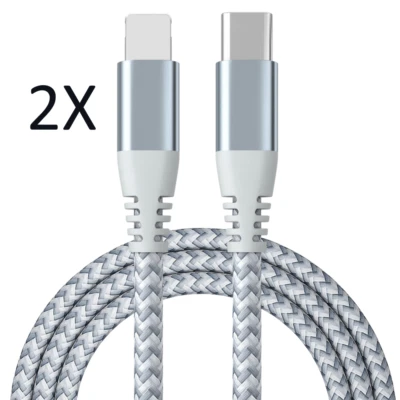 Cable de carga rápida PD de 20 W para iPhone 14 13 12 11 Pro Max XR tipo C cable cargador Foto 1 de 4