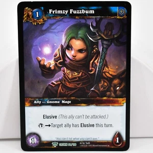Tarjeta Frizzy Fuzzbum Crown of Heavens WoW Warcraft TCG Gnomo Mago Aliado 84/198 - Imagen 1 de 2