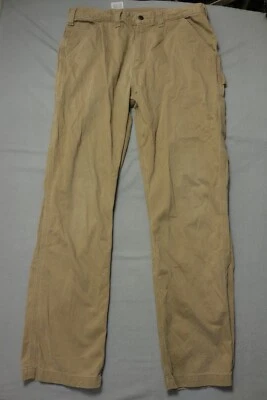 Vintage Carhartt Jeans Mens 36X34 Brown Carpenter Pants Workwear - Image 1 of 4