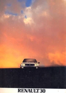 Renault 30TX & Turbo Diesel French market full colour sales brochure - Picture 1 of 1