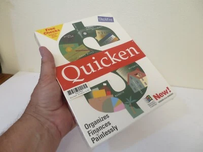 Vintage NEW SEALED 1992 INTUIT Quicken Software Version 2.0 Windows 5.25 & 3.25 - Image 1 of 4