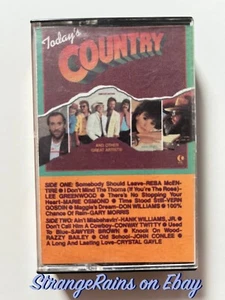 TODAY'S COUNTRY Cassette Tape - PLAY TESTED - SOUNDS GREAT - Country Music K-Tel - Picture 1 of 6