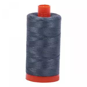 AURIFIL QUILT THREAD - 50 WT - 1422 yds #1158 Medium Grey - Picture 1 of 1
