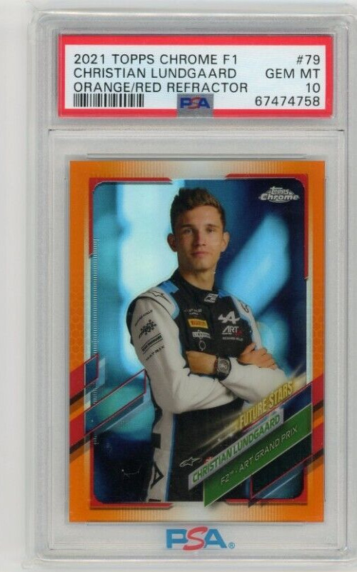 2021 Topps Chrome Formula 1 - Christian Lundgaard #79 for 2021 Topps Chrome Formula 1 - Christian Lundgaard #79 for