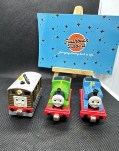 Thomas The Train & Friends TOBY, PERCY & THOMAS 2002 set Take N Play Die Cast - Picture 1 of 6