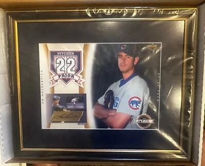 Mark Prior 2003 UD Authentics Framed Autograph Patch Photo #169/175 Signed Auto - Image 1 of 4