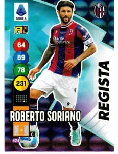 PANINI ADRENALYN XL FUSSBALLER 2021-2022 KARTE NR. 424 SORIANO (REGISSEUR) BOLOGNA - Bild 1 von 2