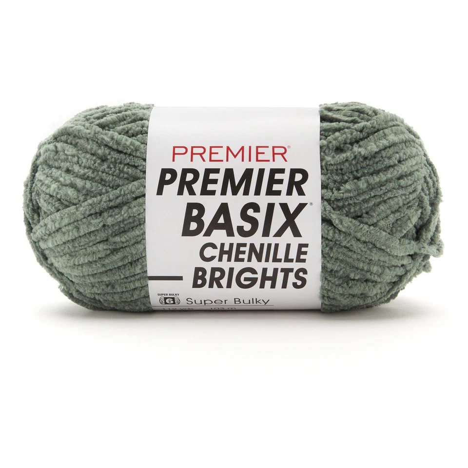 Premier Basix Chenille Brights Yarn-Sage (Pack of 3 Skein) - Image 1 of 1