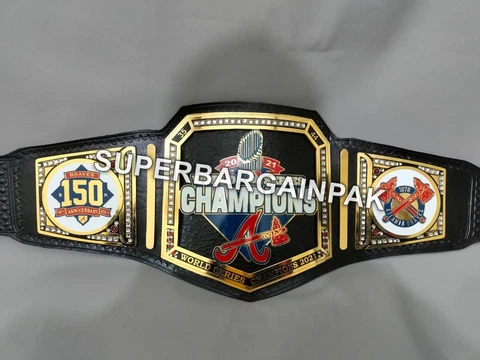 Atlanta Braves Championship Belt Cover