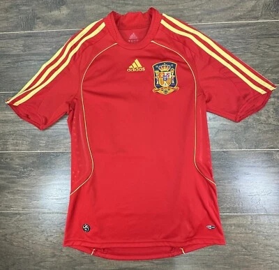 Adidas Spain Jersey Shirt Small Red FIFA Cesc Fàbregas #10 National Team 08-09 - Image 1 of 4