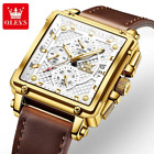 Top Brand Men'S Watches Luxury Square Quartz Wrist Watch Original Waterproof Lum