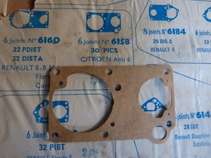 joint carburateur MEILLOR n° 6158 pour SOLEX 30 PICS / citroen ami 6 - NEUF - Imagen 1 de 1