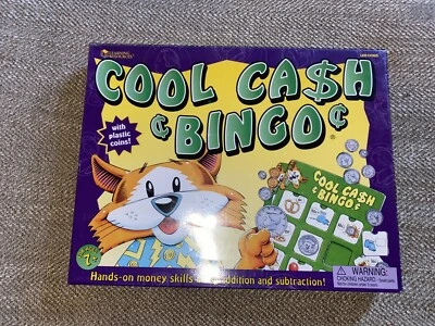 Bingo Game Cool Cash Bingo Learning Resources ages 7+ New Sealed - Image 1 of 2