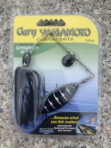 Cebo giratorio Gary Yamamoto 3/8 OZ hueso negro - Imagen 1 de 1
