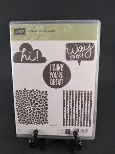 STAMPIN UP I THINK YOU’RE GREAT STAMP SET OF 5 STAMPS - Picture 1 of 3