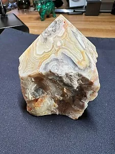 Laguna Crazy Lace Ágata Cristal Piedra Preciosa Tamaño Lateral Punto Láser Espécimen 002 - Imagen 1 de 12