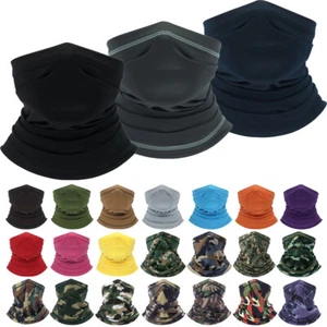 Face Mask Balaclava Scarf Neck Fishing Shield Sun Gaiter UV Headwear 34 Styles - Picture 1 of 148
