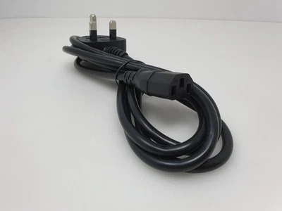 For Lenovo ThinkVision P34WD-40 34" Monitor Mains Power Cable AC Power Lead 2m - Image 1 of 4