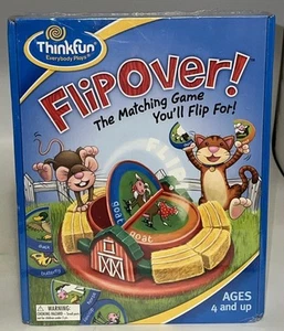 Think Fun Flip Over! 2009 Educational Animals Words OT/PT Teaching NEW SEALED - Picture 1 of 5