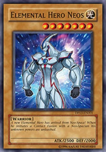 Elemental Hero Neos - DP03-EN001 - Common - 1st Edition - Heavily Played - Image 1 of 1