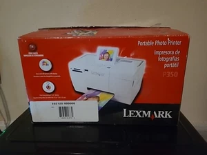 Lexmark P350 Portable 4" x 6" Color Photo Printer 22W0287  - Picture 1 of 4