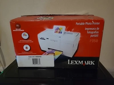 Lexmark P350 Portable 4" x 6" Color Photo Printer 22W0287  - Image 1 of 4