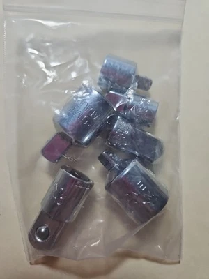 Stainless Steal Socket Adapter 6pcs. (1/2" to 3/8", 1/4" to 1/2", 3/8" to 1/4") - Image 1 of 4