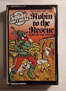 ROBIN TO THE RESCUE - RARE Solar Software - Commodore 64 C64 - TESTED see photos - Picture 1 of 7