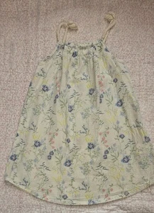 H&M Girls Tank Dress 7-8 Year Floral Seersucker - Picture 1 of 5