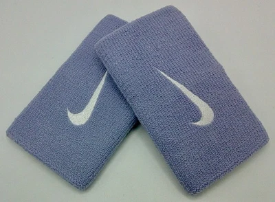 Pulseras Nike Tennis Premier Doble Anchas Adulto Indigo Haze/Blanco Foto 1 de 2