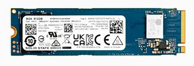 Kioxia 512GB BG6 M.2 NVMe PCIe 4.0x4 Opal SSD 2280 - KBG6AZNV512G LEN SSS1D33702 - Image 1 of 2