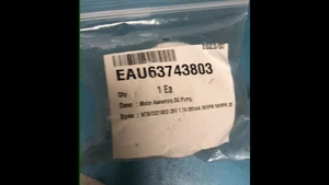 EAU63743803 New OEM Original LG Washer Drain Pump Motor - Picture 1 of 3