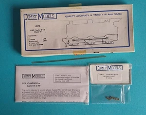 Boxed Comet 4mm Brass & Nickel Silver Chassis Kit LCP6 LMS Fowler 4F 0-6-0 Loco - Picture 1 of 3