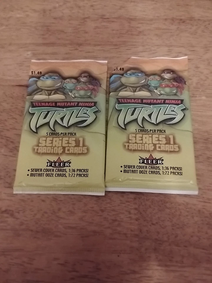 2003 Fleer TMNT Teenage Mutant Ninja Turtles Series 1 Booster Pack