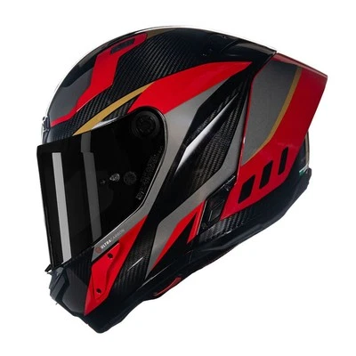 Full-Face Helmet Nolan X-804 RS U.C. LESMO 362 Carbonio / Rosso / Grigio / Oro Foto 1 de 4