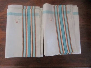 A PAIR OF UNUSED MYER EMPORIUM VINTAGE PURE LINEN TEA TOWEL - Bild 1 von 9