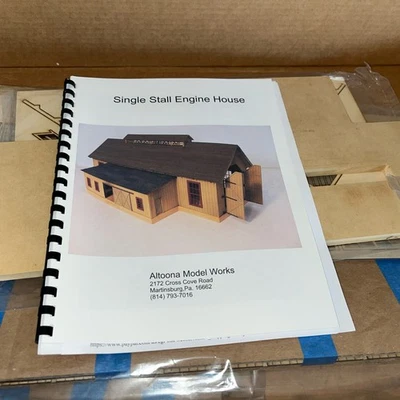O Scale On30  Altoona Model Works Single Stall Engine House Kit Mint Rare 2 - Image 1 of 3