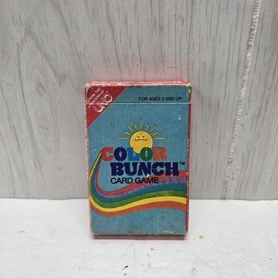 Vintage COLOR BUNCH 1983 by Makers of UNO Card game for Children - Image 1 of 3