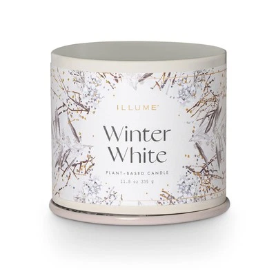 Signature Winter White Candle 11.8 oz Soy Blend Cardamom Evergreen Home Decor - Image 1 of 4