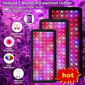 PHLIZON 600W 1200W LED Grow Light lámpara de plantas de espectro completo plantas de interior vegetales - Imagen 1 de 52