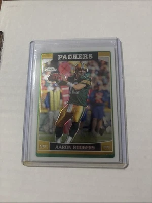 Topps Chrome 2006 - Aaron Rodgers #14 refractor Foto 1 de 2