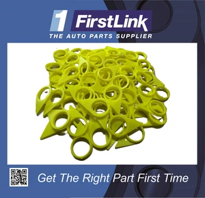 Indicadores de tuerca de rueda de 33 mm puntero de punto de control amarillo x100 - Imagen 1 de 4