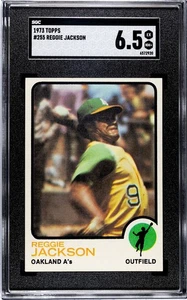 SGC 6.5 - 1973 Topps #255 Reggie Jackson Oakland A's HOF MVP - Picture 1 of 2