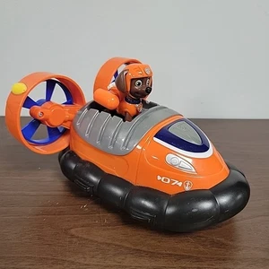 Paw Patrol Rescue Pups Zuma with Figure Hovercraft Vehicle - Pull and GO - Works - Picture 1 of 5