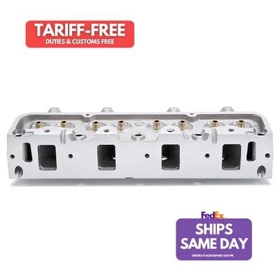 Edelbrock 60059, One Natural Aluminum Fits Ford Fe Performer Rpm Cylinder Head - - Image 1 of 4