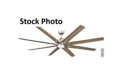 Kensgrove II 72" Smart Indoor/Outdoor Brushed Nickel Ceiling Fan with Remote - Image 1 of 3