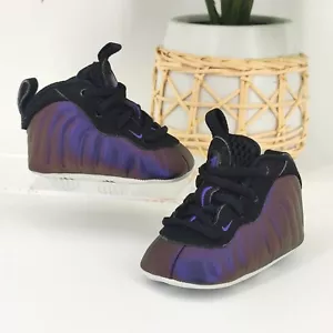 Nike Toddler Little Posite Foamposite Purple Sneakers Size 1C US - Picture 1 of 8