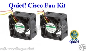 Cisco SG500X-48 Fan Kit 2x Delta or Sunon MagLev Low Noise - Picture 1 of 6